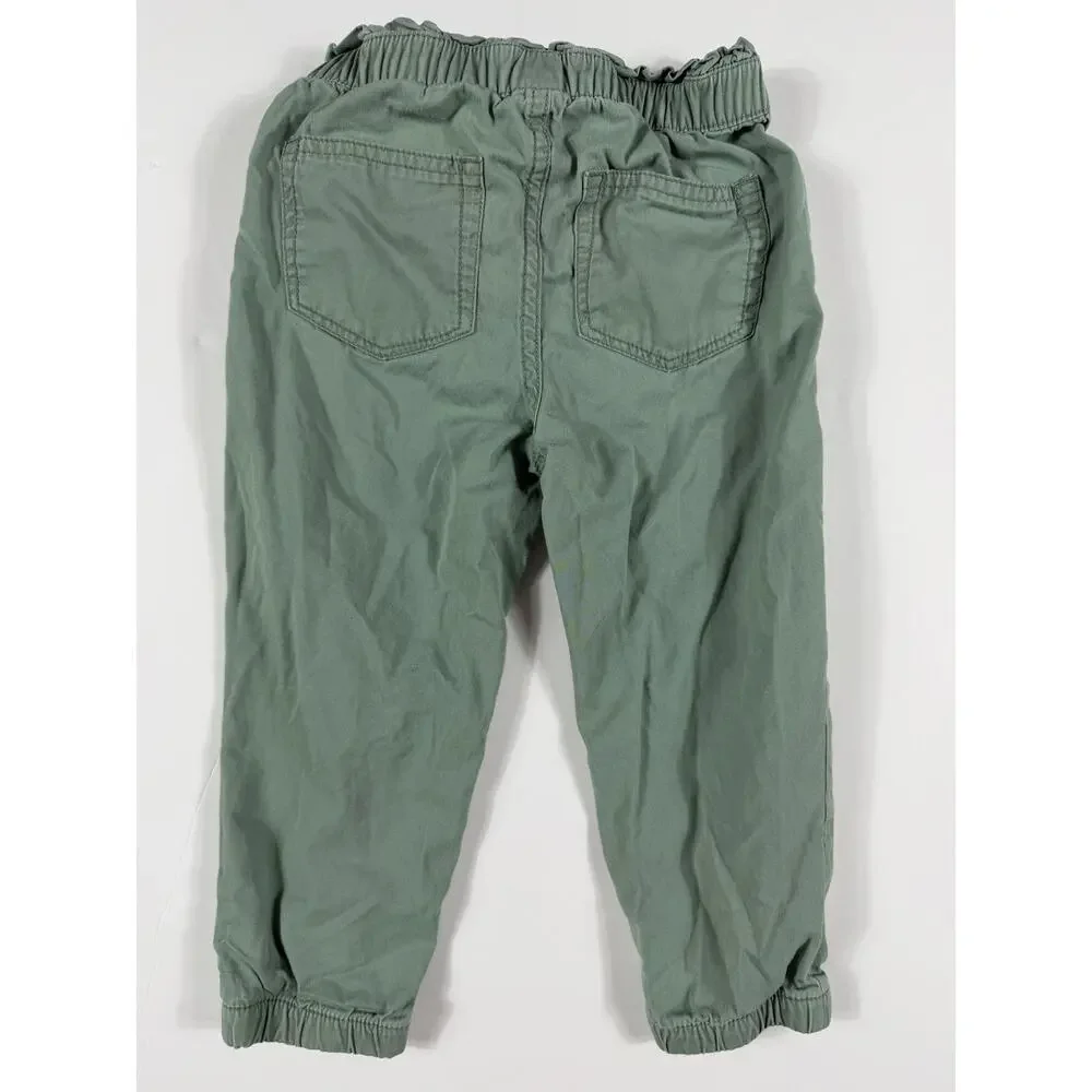 Gap Toddler Girls Pull-On Jogger Pants Sage Green Size 3 Years